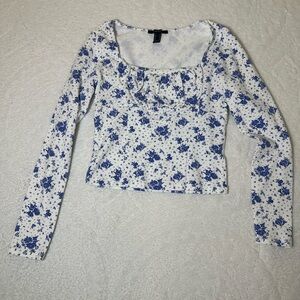 Forever 21 floral top size medium